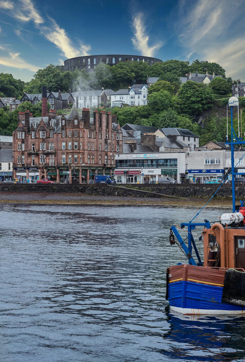 Mccaig&#39;s Tower, on Battery Hill. 📷 Abhishek Banik